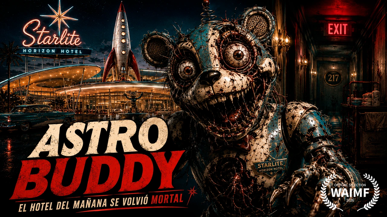 Portada oficial de Astro Buddy, cortometraje de Jon Reyes IA